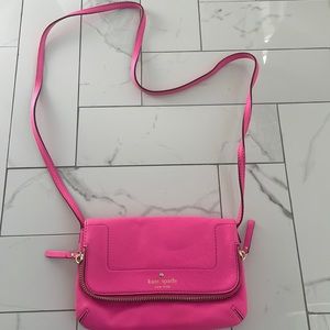 Hot pink Kate spade cross body